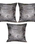 Hilason Cowhide Leather Hair-On Patchwork Cushion Pillow Cover