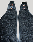Hilason Leather Saddle Replacement Fender Pair With Hobble Strap Adult