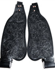 Hilason Leather Saddle Replacement Fender Pair With Hobble Strap Adult