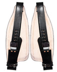 Hilason Leather Saddle Replacement Fender Pair With Hobble Straps Adult