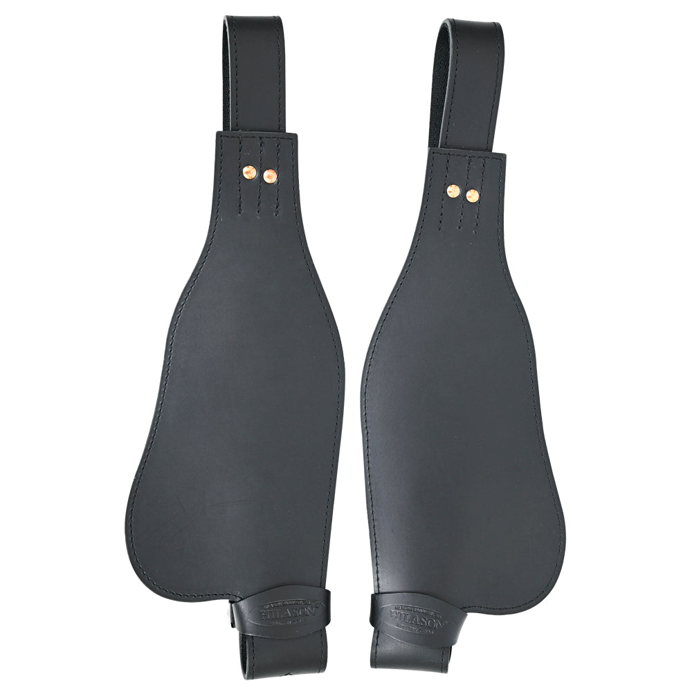 Hilason Leather Youth Saddle Replacement Fender Pair With Hobble Straps