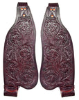 Hilason Leather Saddle Replacement Fender Pair With Hobble Strap Adult