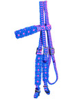 Horse Bridle Headstall Flat Braided Paracord Hilason
