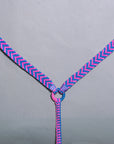 Hilason Horse Breast Collar Flat Braided Paracord