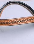 Hilason Western Horse Headstall Bridle American Leather Tan