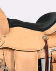 HILASON Western Horse Saddle American Leather Flex Tree Trail & Pleasure Tan