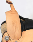 HILASON Western Horse Saddle American Leather Flex Tree Trail & Pleasure Tan
