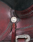 Hilason Western Horse Treeless Trail Pleasure American Leather Saddle