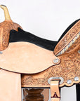 Hilason Western Horse Treeless Barrel Saddle American Leather