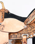 Hilason Western Horse Treeless Trail Barrel Saddle American Leather