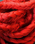 1" X 8Ft Hilason Braided Poly Barrel Reins Horse Racing Flat Grip Knots