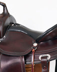 Hilason Western Draft Horse Trail PleasureAmerican Leather Saddle