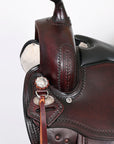 Hilason Western Draft Horse Trail PleasureAmerican Leather Saddle