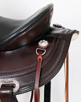 Hilason Western Draft Horse Trail PleasureAmerican Leather Saddle
