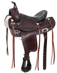 Hilason Western Draft Horse Trail PleasureAmerican Leather Saddle