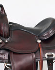 Hilason Western Draft Horse Trail PleasureAmerican Leather Saddle