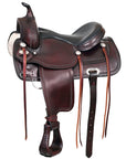 Hilason Western Draft Horse Trail PleasureAmerican Leather Saddle