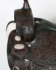 Hilason Western Draft Horse Trail Pleasure American Leather Saddle