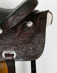 Hilason Western Draft Horse Trail Pleasure American Leather Saddle