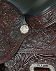 Hilason Western Draft Horse Trail Pleasure American Leather Saddle