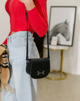 The Charity Horsebit Crossbody Bag