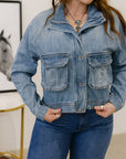 SALE The Ella Utility Denim Jacket