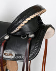 Western Horse Saddle Hilason Treeless Trail American Leather
