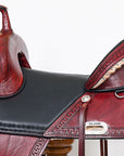 Western Horse Saddle Hilason Treeless Trail American Leather