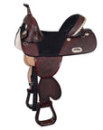 Hilason Western Horse Saddle Treeless Trail Genuine American Leather