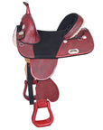 Hilason Western Horse Saddle Treeless Trail Barrel American Leather