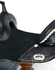 Hilason Western Horse Saddle Treeless Trail Racing Genuine American Leather