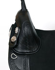 Hilason Western Horse Saddle Treeless Trail Racing Genuine American Leather