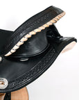 Hilason Western Horse Saddle Treeless Trail Racing Genuine American Leather