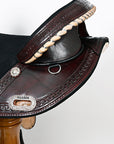 Hilason Western Horse Saddle Treeless Trail Genuine American Leather