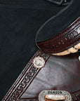 Hilason Western Horse Saddle Treeless Trail Genuine American Leather