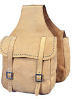 HILASON Western Leather Horse Saddle Bag For Trail