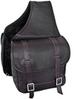HILASON Western Leather Horse Saddle Bag For Trail