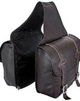 HILASON Western Leather Horse Saddle Bag For Trail