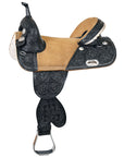Hilason Western Horse Treeless Trail Barrel American Leather Saddle