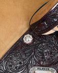 Hilason Western Horse Treeless Trail Barrel American Leather Saddle