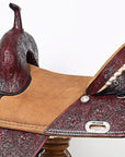 Hilason Western Horse American Leather Trail Barrel Racing Saddle