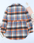 Elizabeth Plaid Down Ruffled Shirt
