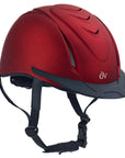 Ovation Metallic Schooler Lightweight Helmet Red