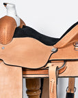 Western Horse Saddle American Leather Ranch Roping Cowboy Hilason