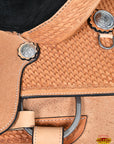 Western Horse Saddle American Leather Ranch Roping Cowboy Hilason
