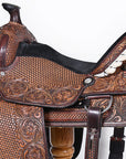 Western Horse Saddle American Leather Ranch Roping Cowboy Hilason