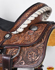Western Horse Saddle American Leather Ranch Roping Cowboy Hilason