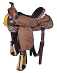 Western Horse Saddle American Leather Ranch Roping Cowboy Hilason