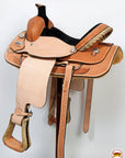 Western Horse Saddle American Leather Ranch Roping Cowboy Hilason