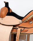 Western Horse Saddle American Leather Ranch Roping Cowboy Hilason